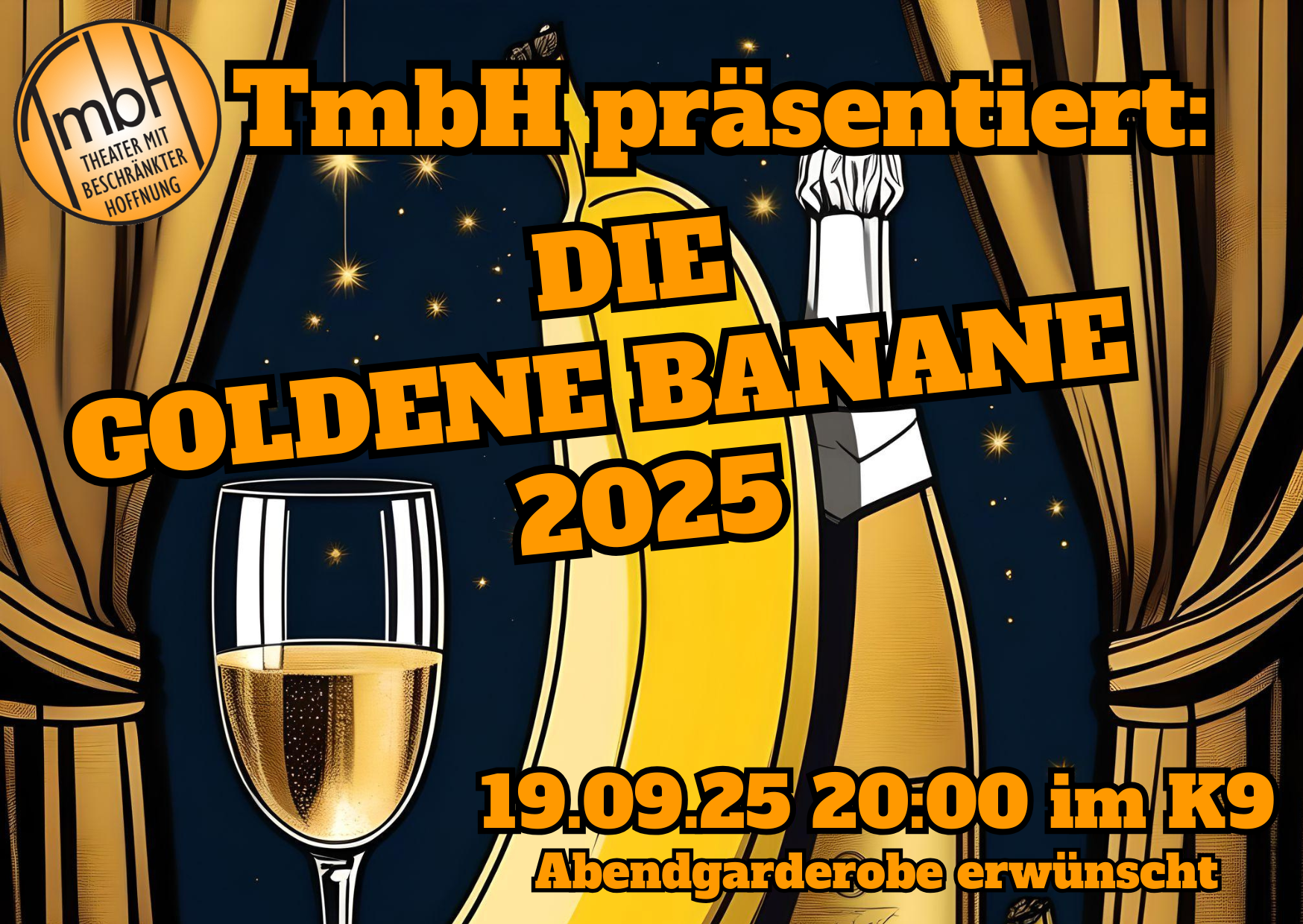 TmbH spielt Impro-Show "Die Goldene Banane"